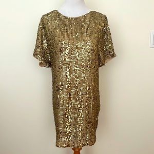 VINCE Sequin Cocktail Dress